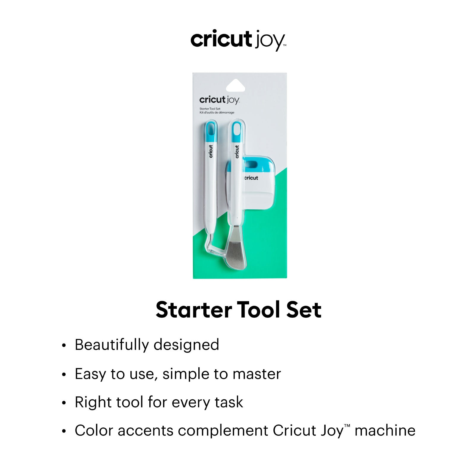 Cricut Joy Machine Rainbow Permanent Vinyl, Joy Starter Tool Set, and Transfer Tape Bundle