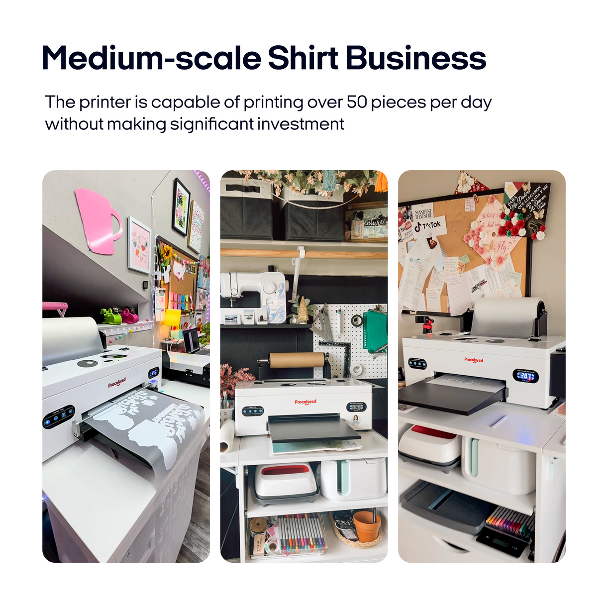 Procolored 13" Single Head A3 DTF Printer Roller L1800 - F13 DTF A3 13’’ L1800