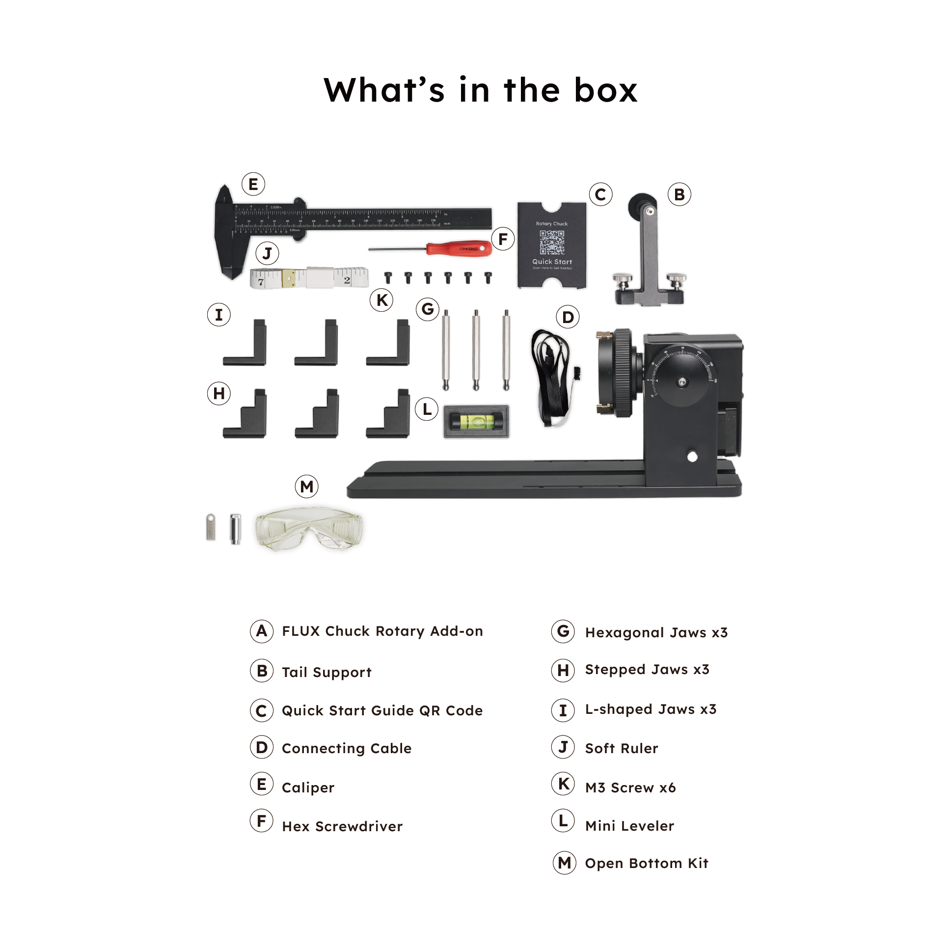 FLUX Beamo Chuck Rotary
