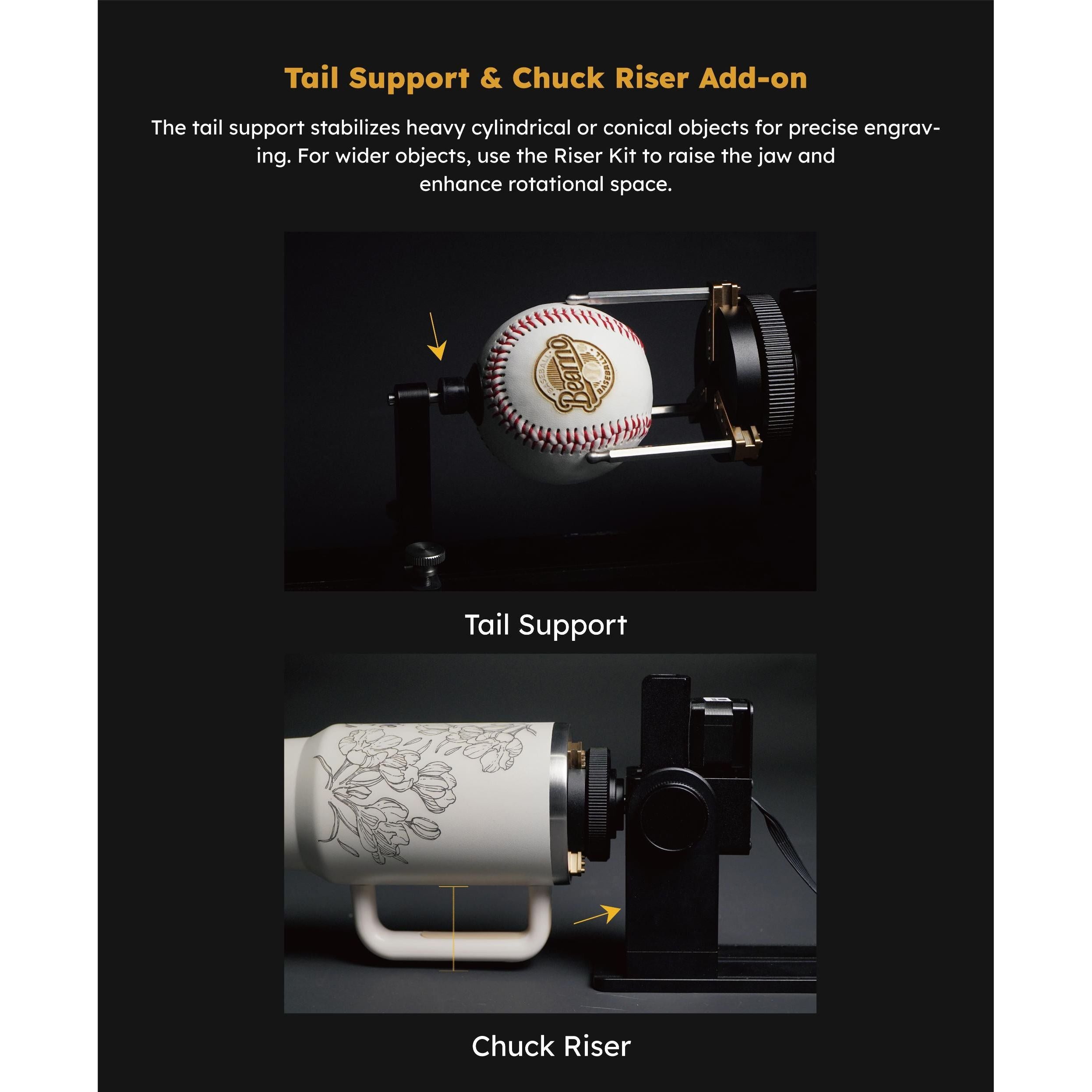 FLUX Rotary Chuck Riser