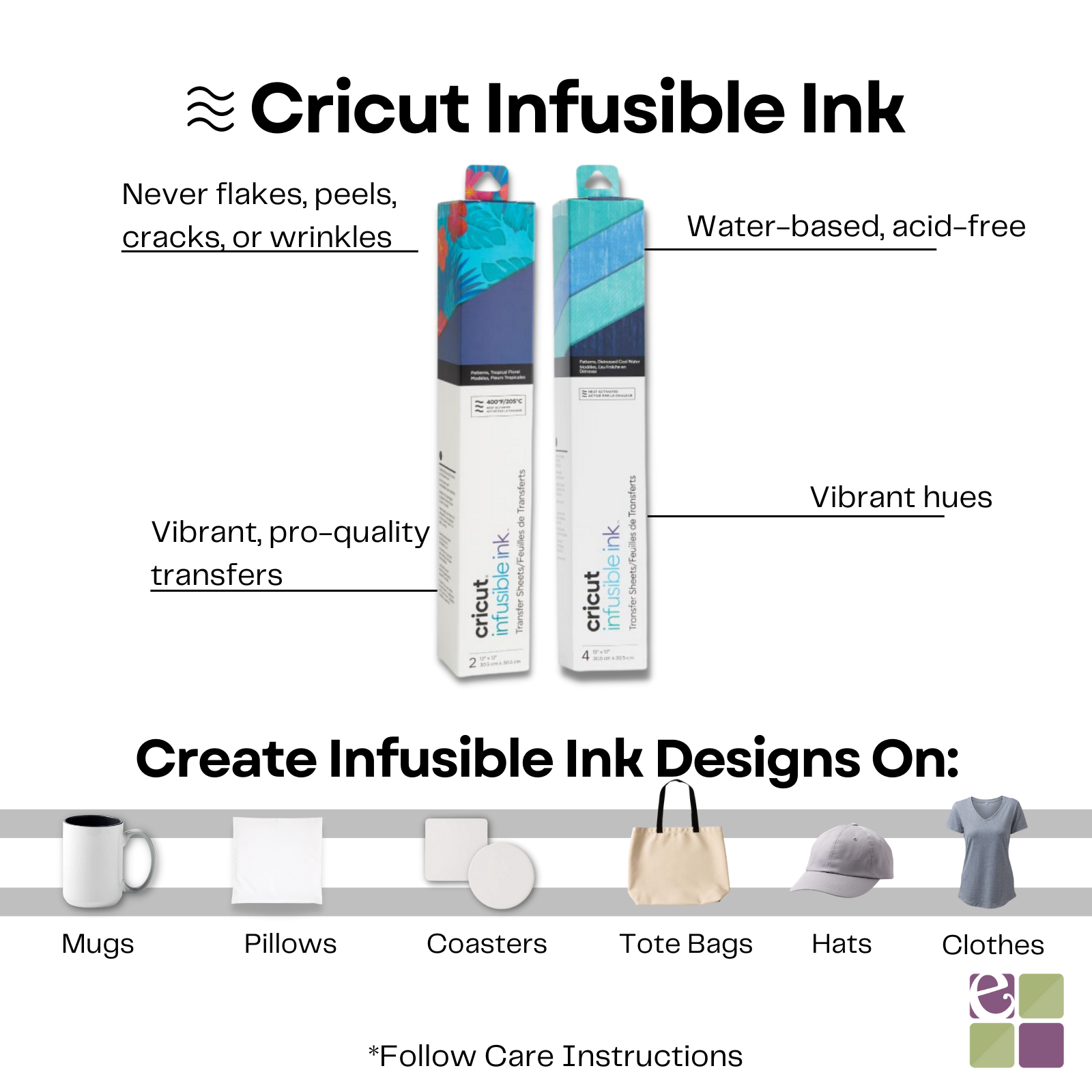 Cricut Easy Press 3 9x9 - Blue Heat Press Machine with Mug Press Infusible Ink, Coasters, Infusible Pens and Easy Press 20x16 Heat Mat