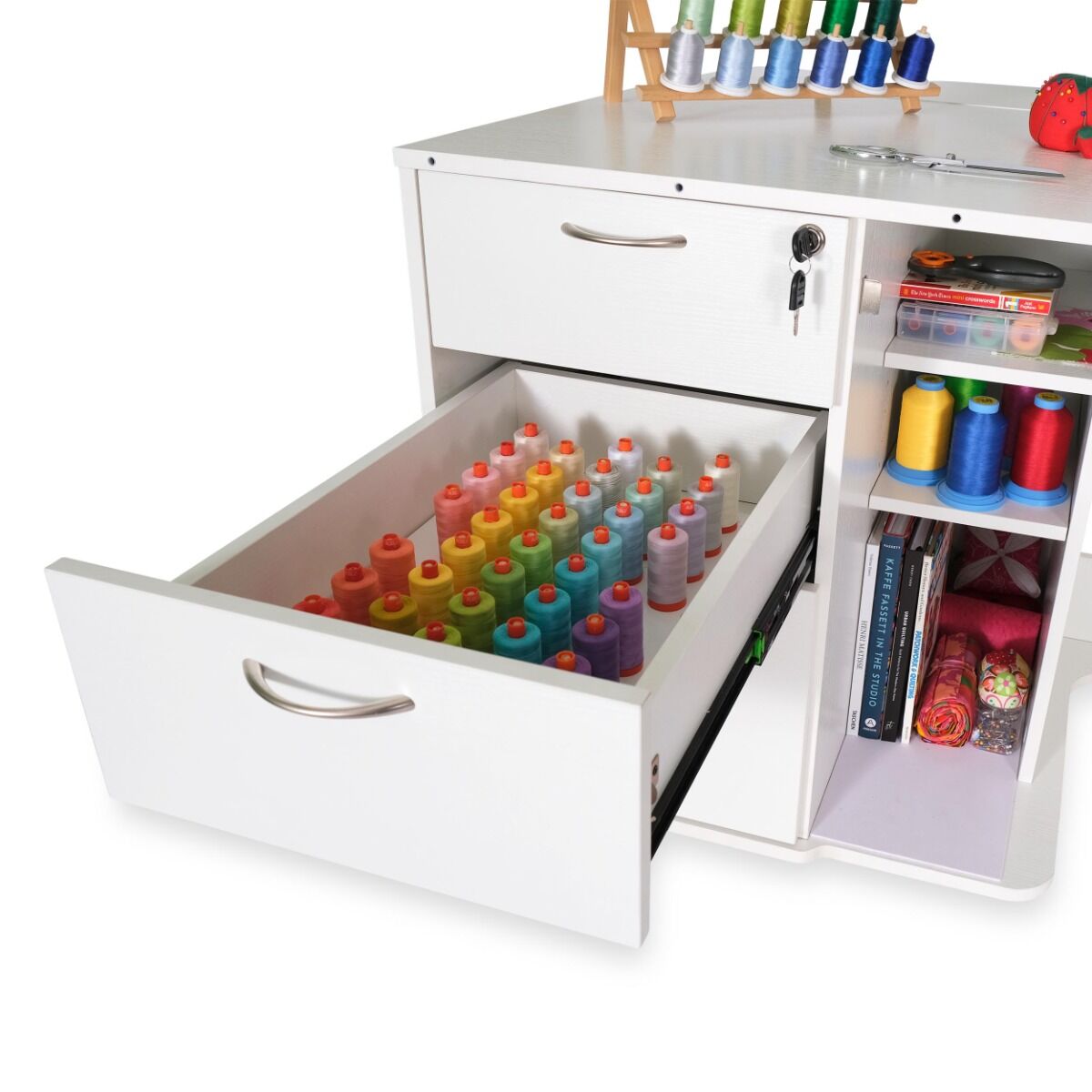 Kangaroo Sydney Sewing Cabinet with Hydraulic XL Lift