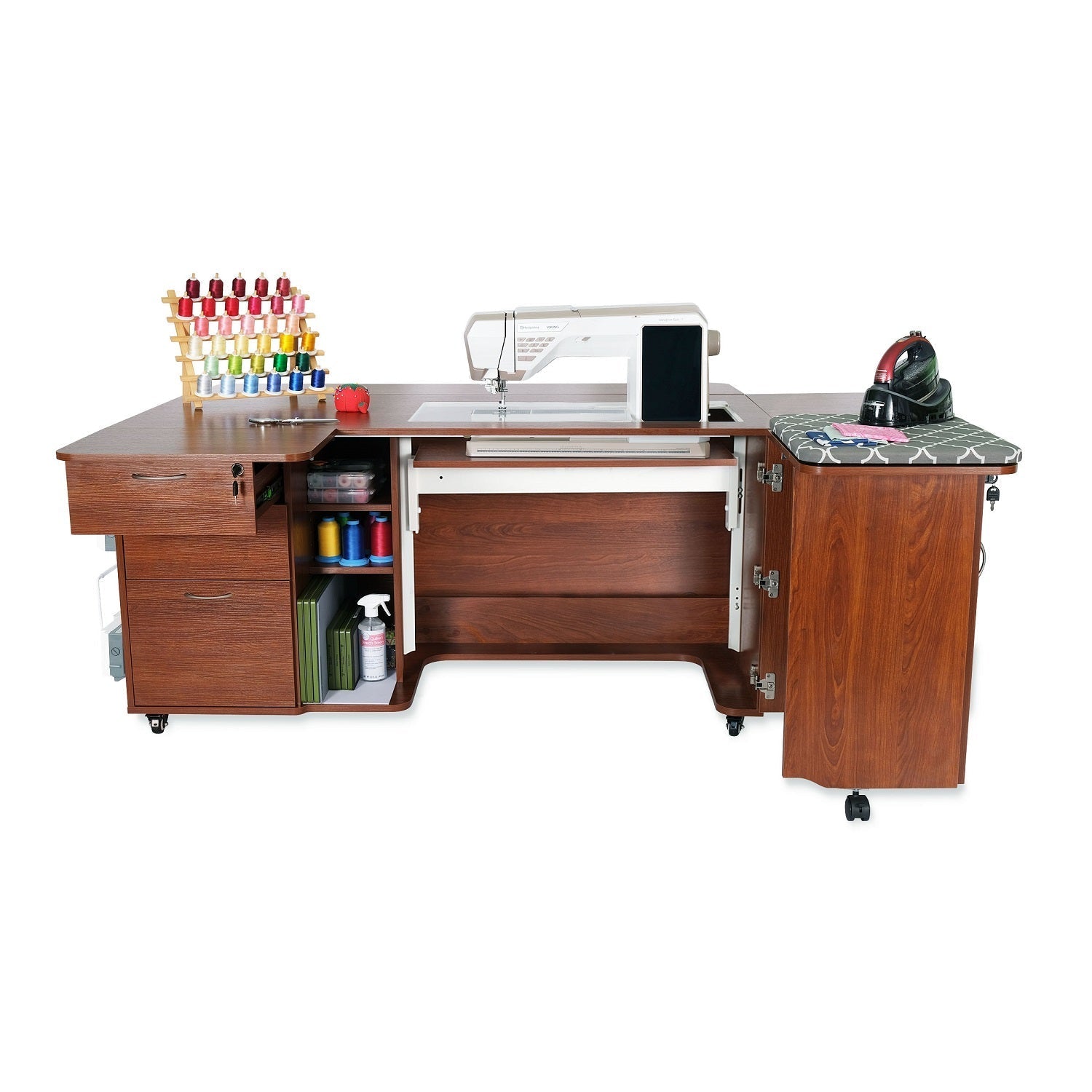 Kangaroo Sydney Sewing Cabinet with Hydraulic XL Lift