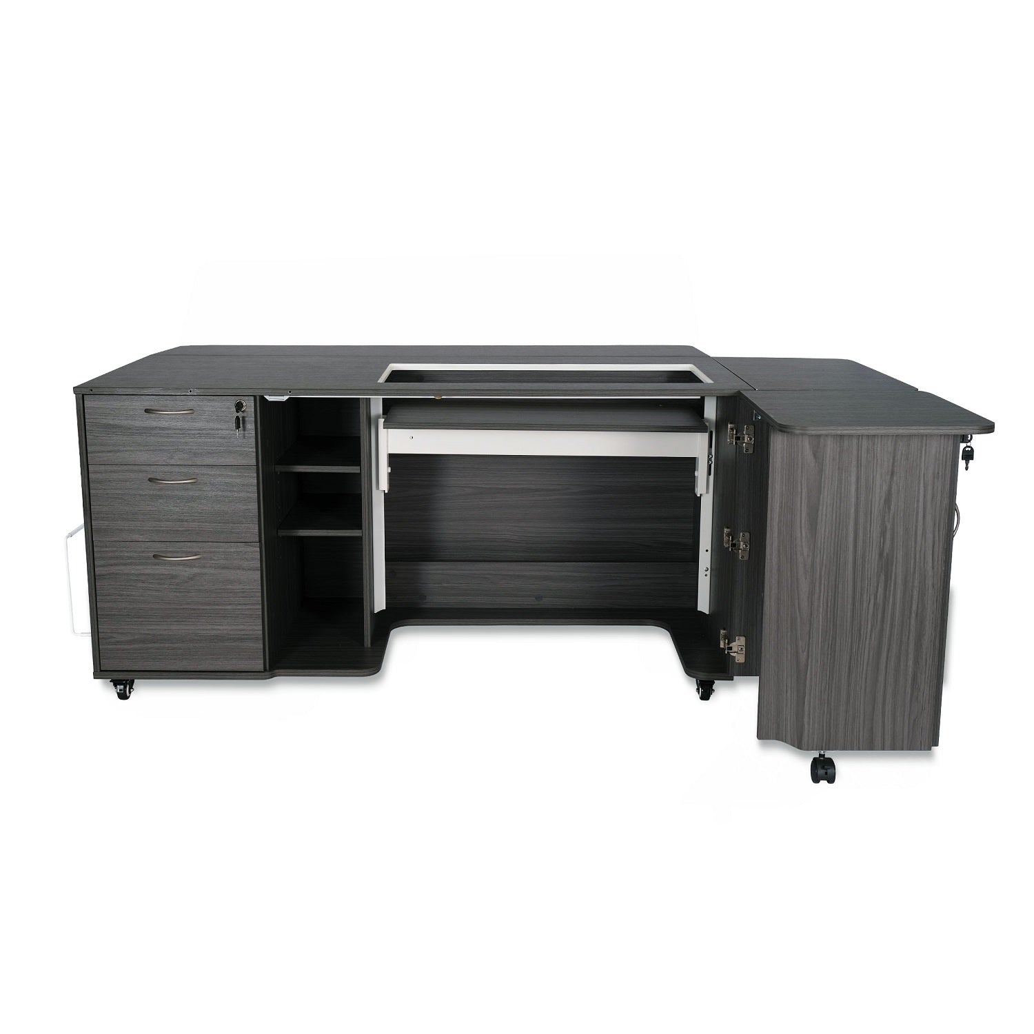 Kangaroo Sydney Sewing Cabinet with Hydraulic XL Lift